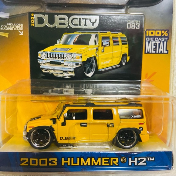 Jada Dub City 2003 Hummer H2 Yellow 1:64 - Picture 3 of 8